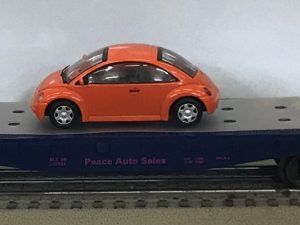 LIONEL 19444 FLATCAR WITH VW BUG