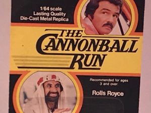 ERTL 1866 CANNONBALL RUN ROLLS ROYCE SILVER SHADOW CAR