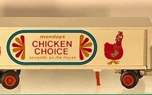 WINROSS HOWARD JOHNSON'S THE FLAVOR OF AMERICA CHICKEN CHOICE TRACTOR TRAILER TRUCK