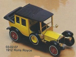 MATCHBOX Y-7 MODELS OF YESTERYEAR 1912 ROLLS ROYCE CAR
