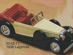 MATCHBOX Y-11 MODELS OF YESTERYEAR 1938 LAGONDA DROPHEAD COUPE CAR