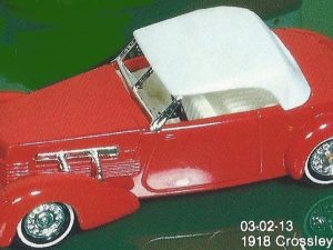 MATCHBOX Y-13 MODELS OF YESTERYEAR 1918 CROSSLEY TENDER CAR