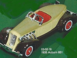 MATCHBOX Y-19 MODELS OF YESTERYEAR 1935 AUBURN 851 CAR