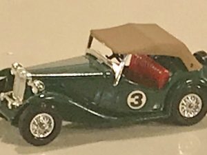 MATCHBOX Y-8 MODELS OF YESTERYEAR 1945 MG-TC RACE CAR
