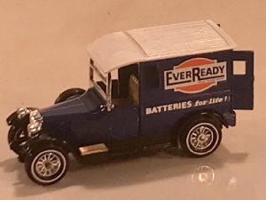 MATCHBOX Y-5 MODELS OF YESTERYEAR EVERREADY 1927 TALBOT VAN