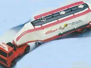 MATCHBOX K-3 KELLOGG'S GRAIN TRANSPORTER TRUCK