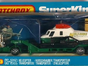 MATCHBOX K-92 HELICOPTER TRANSPORTER TRUCK