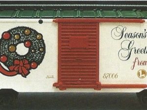 LIONEL 87006 CHRISTMAS HOLIDAY 1989 BOXCAR