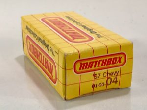 MATCHBOX 04 '57 CHEVY EMPTY BOX