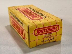 MATCHBOX 08 GREASE LIGHTNIN CAR EMPTY BOX