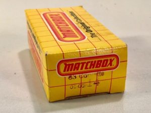 MATCHBOX 14 '83 CORVETTE CAR EMPTY BOX