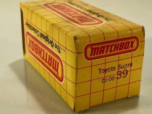 MATCHBOX 39 TOYOTA SUPRA CAR EMPTY BOX