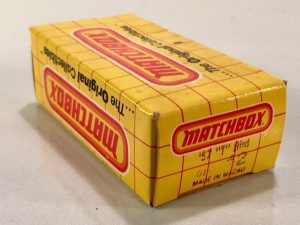 MATCHBOX 42 '57 T BIRD CAR EMPTY BOX