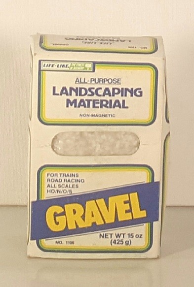 LIFE LIKE 1106 WHITE GRAVEL LANDSCAPING MATERIAL