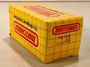 MATCHBOX 46 BIG BLUE VOLKSWAGON BUG EMPTY BOX