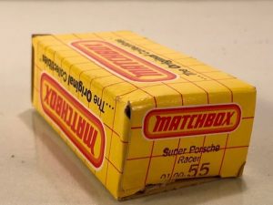 MATCHBOX 55 SUPER PORSCHE RACER CAR EMPTY BOX