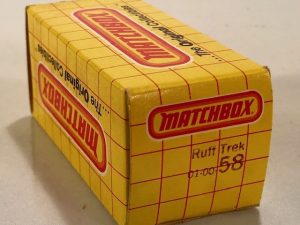 MATCHBOX 58 RUFF TREK TRUCK EMPTY BOX