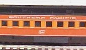 K-LINE K88-0112 SOUTHERN PACIFIC DAYLIGHT INSTRUCTION CAR