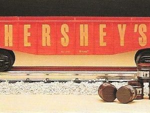 K-LINE K-6534 HERSHEY'S GONDOLA WITH BARRELS