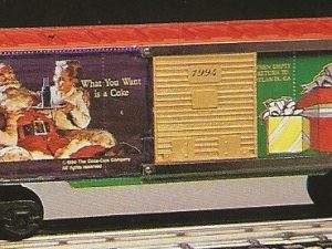K-LINE K-644705 COCA COLA 1994 HISTORICAL HOLIDAY CHRISTMAS BOXCAR