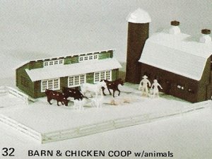 K-LINE K-4132 K-LINEVILLE BARN AND CHICKEN COOP BUILDING KIT