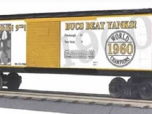 MTH RAIL KING 30-74129 BILL MAZEROSKI WORLD SERIES HOMER BOXCAR