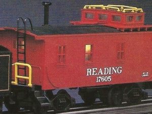 LIONEL 17605 READING STANDARD O WOODSIDED CABOOSE