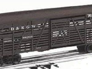 LIONEL 17701 RIO GRANDE ACF 40-TON STOCK CAR STANDARD O