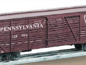 LIONEL 17707 PENNSYLVANIA RAILROAD ACF 40-TON STOCK CAR STANDARD O