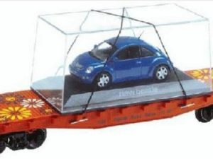 LIONEL 19483 VOLKES WAGON BEETLE FLATCAR