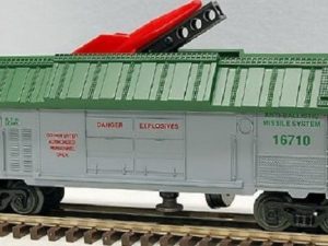 LIONEL 16710 US ARMY OPERATING MISSILE CAR