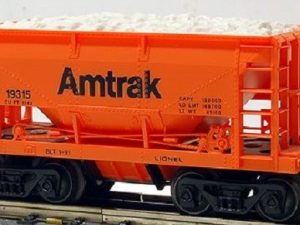 LIONEL 19315 AMTRAK ORE CAR WITH LOAD