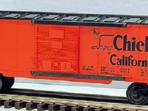 LIONEL 19282 SANTA FE SUPER CHIEF BOXCAR