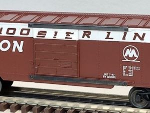 LIONEL 19289 MONO HOOSIER LINE BOXCAR