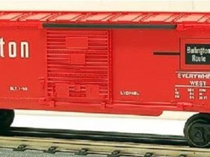 LIONEL 19217 BURLINGTON BOXCAR