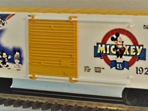 LIONEL 19241 MICKEY MOUSE 60TH ANNIVERSARY HI CUBE BOXCAR