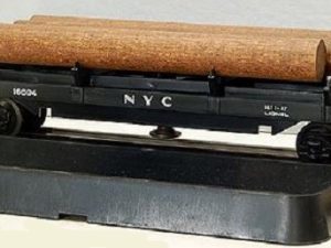 LIONEL 16604 NEW YORK CENTRAL LOG DUMP CAR