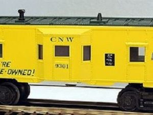 LIONEL 6-9361 CHICAGO AND NORTH WESTERN BAY WINDOW CABOOSE
