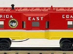 LIONEL 6-9382 FLORIDA EAST COAST BAY WINDOW ILLUMINATED CABOOSE