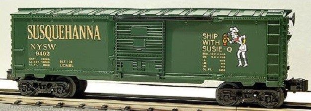 LIONEL 6-9402 SUSQUEHANNA BOXCAR