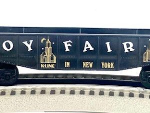 K-LINE 1991 NEW YORK TOY FAIR GONDOLA WITH 5 CRATES