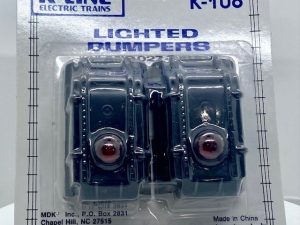 K-LINE K-108 LIGHTED BUMPERS O GAUGE