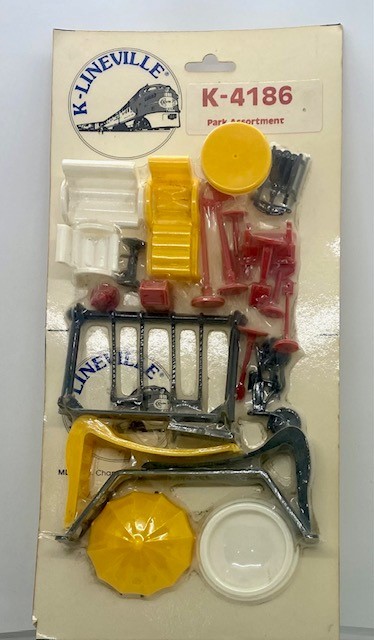 K-LINE K-4186 PARK ASSORTMENT FOR O GAUGE