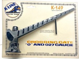 K-LINE K-149 O AND O27 GAUGE CROSSING GATE ACCESSORY