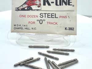 K-LINE K-392 SOLID STEEL PINS FOR O GAUGE TRACK