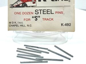 K-LINE K-492 SOLID STEEL PINS FOR S GAUGE TRACK