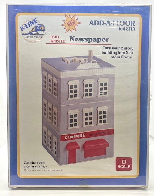 K-LINE K-4221A K-LINEVILLE NEWSPAPER BUILDING - ADD A FLOOR KIT