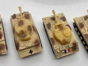 DESERT STORM ARMY TANKS - 4 COUNTRIES