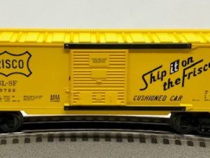 LIONEL 29266 FRISCO BOXCAR WITH DIE CAST FRAME