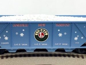 LIONEL 16480 LIONELVILLE SNOW TRANSPORT QUAD HOPPER